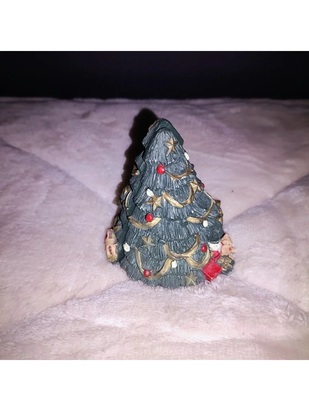 Windsor Collection 3” Christmas Tree Collectible Hinged Opens To Santa